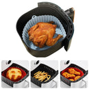 Forma Reutilizável Antiaderente Para Fritadeira a vapor, forma de silicone para Air fryer.