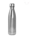 Garrafa Térmica Inox 500ML PRATA Parede Dupla Quente ou Frio