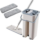 KIT LIMPEZA MOP FLAT ESFREGÃO BALDE LIMPADOR MULTIUSO